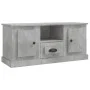 Mueble de TV madera contrachapada gris hormigón 100x35,5x45 cm de vidaXL, Muebles TV - Ref: Foro24-816460, Precio: 66,14 €, D...