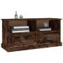 TV-Möbel Sperrholz Räuchereiche 93x35,5x45 cm von vidaXL, TV-Möbel - Ref: Foro24-816469, Preis: 56,58 €, Rabatt: %