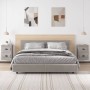 Mesita de noche de pared 2 uds gris Sonoma 41,5x36x53 cm de vidaXL, Mesitas de noche - Ref: Foro24-816405, Precio: 81,34 €