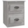 Wand-Nachttisch 2 Stück grau Sonoma 41,5x36x53 cm von vidaXL, Nachttische - Ref: Foro24-816405, Preis: 80,53 €, Rabatt: %