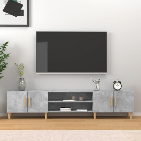 TV-Schrank aus betongrauem Sperrholz, 180 x 31,5 x 40 cm von vidaXL, TV-Möbel - Ref: Foro24-816260, Preis: 78,49 €, Rabatt: %