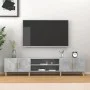 Concrete gray plywood TV cabinet 180x31.5x40 cm by vidaXL, TV Furniture - Ref: Foro24-816260, Price: 77,05 €, Discount: %
