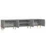 Concrete gray plywood TV cabinet 180x31.5x40 cm by vidaXL, TV Furniture - Ref: Foro24-816260, Price: 77,05 €, Discount: %