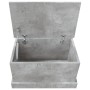 Concrete gray plywood storage trunk 50x30x28 cm by vidaXL, Storage trunks - Ref: Foro24-816500, Price: 31,28 €, Discount: %