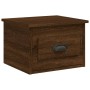 Wall-mounted bedside tables 2 units brown oak color 41.5x36x28cm by vidaXL, Nightstands - Ref: Foro24-816391, Price: 61,66 €,...