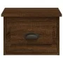 Mesitas de noche de pared 2 uds color roble marrón 41,5x36x28cm de vidaXL, Mesitas de noche - Ref: Foro24-816391, Precio: 60,...