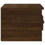 Mesitas de noche de pared 2 uds color roble marrón 41,5x36x28cm de vidaXL, Mesitas de noche - Ref: Foro24-816391, Precio: 60,...
