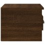 Wall-mounted bedside tables 2 units brown oak color 41.5x36x28cm by vidaXL, Nightstands - Ref: Foro24-816391, Price: 61,66 €,...