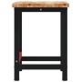 Banco de trabajo madera maciza acacia rectangular 100x60x83 cm