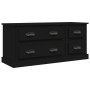 Schwarzer TV-Schrank aus Sperrholz, 100 x 35,5 x 45 cm von vidaXL, TV-Möbel - Ref: Foro24-816449, Preis: 87,00 €, Rabatt: %