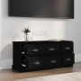 Schwarzer TV-Schrank aus Sperrholz, 100 x 35,5 x 45 cm von vidaXL, TV-Möbel - Ref: Foro24-816449, Preis: 87,00 €, Rabatt: %