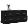 Schwarzer TV-Schrank aus Sperrholz, 100 x 35,5 x 45 cm von vidaXL, TV-Möbel - Ref: Foro24-816449, Preis: 87,00 €, Rabatt: %