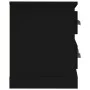 Black plywood TV cabinet 100x35.5x45 cm by vidaXL, TV Furniture - Ref: Foro24-816449, Price: 86,54 €, Discount: %