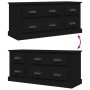 Schwarzer TV-Schrank aus Sperrholz, 100 x 35,5 x 45 cm von vidaXL, TV-Möbel - Ref: Foro24-816449, Preis: 87,00 €, Rabatt: %