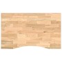 Banco de trabajo madera maciza de roble 100x60x81,5 cm