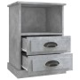 Betongrauer Nachttisch 43x36x60 cm von vidaXL, Nachttische - Ref: Foro24-816336, Preis: 67,99 €, Rabatt: %
