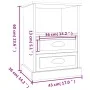 Betongrauer Nachttisch 43x36x60 cm von vidaXL, Nachttische - Ref: Foro24-816336, Preis: 66,78 €, Rabatt: %