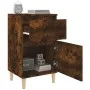 Mesita de noche color roble ahumado 40x35x70 cm de vidaXL, Mesitas de noche - Ref: Foro24-819702, Precio: 37,36 €, Descuento: %