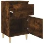 Mesita de noche color roble ahumado 40x35x70 cm de vidaXL, Mesitas de noche - Ref: Foro24-819702, Precio: 37,36 €, Descuento: %