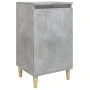 Nachttisch aus Sperrholz grauer Beton 40x35x70 cm von vidaXL, Nachttische - Ref: Foro24-819636, Preis: 42,33 €, Rabatt: %