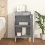 Mesita de noche madera contrachapada gris hormigón 40x35x70 cm de vidaXL, Mesitas de noche - Ref: Foro24-819636, Precio: 42,3...