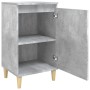 Nachttisch aus Sperrholz grauer Beton 40x35x70 cm von vidaXL, Nachttische - Ref: Foro24-819636, Preis: 42,88 €, Rabatt: %