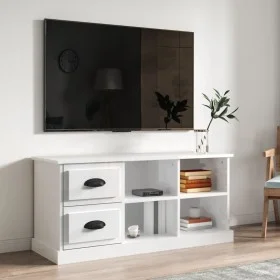 Sperrholz TV-Möbel glänzend weiß 102x35,5x47,5cm von vidaXL, TV-Möbel - Ref: Foro24-816178, Preis: 70,24 €, Rabatt: %