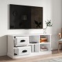 Mueble de TV madera contrachapada blanco brillo 102x35,5x47,5cm de vidaXL, Muebles TV - Ref: Foro24-816178, Precio: 70,98 €, ...