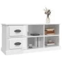TV stand made of glossy white plywood 102x35.5x47.5cm by vidaXL, TV Furniture - Ref: Foro24-816178, Price: 70,24 €, Discount: %