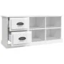 TV stand made of glossy white plywood 102x35.5x47.5cm by vidaXL, TV Furniture - Ref: Foro24-816178, Price: 70,24 €, Discount: %