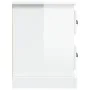 TV stand made of glossy white plywood 102x35.5x47.5cm by vidaXL, TV Furniture - Ref: Foro24-816178, Price: 70,24 €, Discount: %