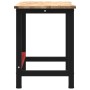 Banco de trabajo madera maciza de roble 140x60x81,5 cm