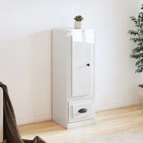 Glossy white plywood sideboard 36x35.5x103.5 cm by vidaXL, Sideboards - Ref: Foro24-816306, Price: 73,08 €, Discount: %