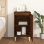 Mesita de noche madera contrachapada roble marrón 40x35x70 cm de vidaXL, Mesitas de noche - Ref: Foro24-819642, Precio: 44,10 €