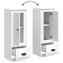 Aparador madera contrachapada blanco brillo 36x35,5x103,5 cm de vidaXL, Aparadores - Ref: Foro24-816306, Precio: 79,93 €, Des...