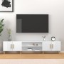 Hochglanzweißer TV-Schrank aus Sperrholz, 180 x 31,5 x 40 cm von vidaXL, TV-Möbel - Ref: Foro24-816258, Preis: 109,81 €, Raba...
