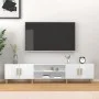 Mueble de TV madera contrachapada blanco brillo 180x31,5x40 cm de vidaXL, Muebles TV - Ref: Foro24-816258, Precio: 107,76 €, ...