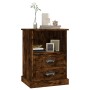 Smoked oak nightstand 43x36x60 cm by vidaXL, Nightstands - Ref: Foro24-816338, Price: 65,59 €, Discount: %