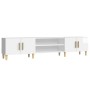 Hochglanzweißer TV-Schrank aus Sperrholz, 180 x 31,5 x 40 cm von vidaXL, TV-Möbel - Ref: Foro24-816258, Preis: 109,81 €, Raba...