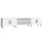 Mueble de TV madera contrachapada blanco brillo 180x31,5x40 cm de vidaXL, Muebles TV - Ref: Foro24-816258, Precio: 107,76 €, ...