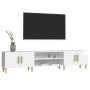 Hochglanzweißer TV-Schrank aus Sperrholz, 180 x 31,5 x 40 cm von vidaXL, TV-Möbel - Ref: Foro24-816258, Preis: 109,81 €, Raba...