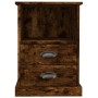 Nachttisch aus geräucherter Eiche, 43 x 36 x 60 cm von vidaXL, Nachttische - Ref: Foro24-816338, Preis: 65,59 €, Rabatt: %