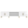 Hochglanzweißer TV-Schrank aus Sperrholz, 180 x 31,5 x 40 cm von vidaXL, TV-Möbel - Ref: Foro24-816258, Preis: 109,81 €, Raba...