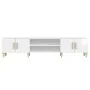 Mueble de TV madera contrachapada blanco brillo 180x31,5x40 cm de vidaXL, Muebles TV - Ref: Foro24-816258, Precio: 107,76 €, ...