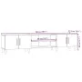 Mueble de TV madera contrachapada blanco brillo 180x31,5x40 cm de vidaXL, Muebles TV - Ref: Foro24-816258, Precio: 107,76 €, ...
