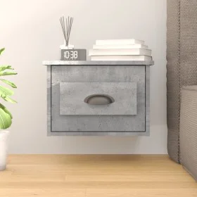 Concrete gray wall bedside table 41.5x36x28 cm by vidaXL, Nightstands - Ref: Foro24-816384, Price: 33,17 €, Discount: %