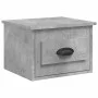 Mesita de noche de pared color gris hormigón 41,5x36x28 cm de vidaXL, Mesitas de noche - Ref: Foro24-816384, Precio: 33,15 €,...