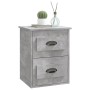 Wall-mounted bedside table set of 2 in concrete gray, 41.5x36x53 cm by vidaXL, Nightstands - Ref: Foro24-816401, Price: 78,73...