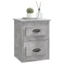 Wall-mounted bedside table set of 2 in concrete gray, 41.5x36x53 cm by vidaXL, Nightstands - Ref: Foro24-816401, Price: 77,86...