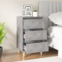 Mesita de noche madera contrachapada gris hormigón 40x35x70 cm de vidaXL, Mesitas de noche - Ref: Foro24-819664, Precio: 62,80 €